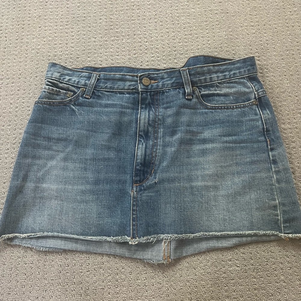 Free People Jean skirt size 12